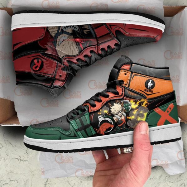 Baskets montantes Air Jordan Bakugo & Kirishima – Chaussures montantes My Hero Academia – Image 3