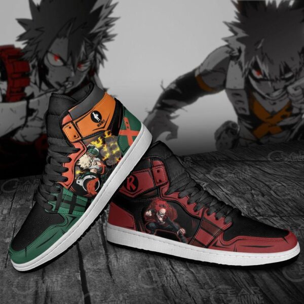 Baskets montantes Air Jordan Bakugo & Kirishima – Chaussures montantes My Hero Academia – Image 4
