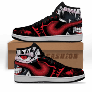 Baskets montantes Air Jordan Ken Kaneki – Chaussures montantes Tokyo Ghoul
