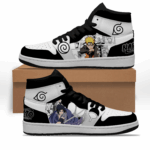 Baskets montantes Air Jordan Naruto et Sasuke Uchiha – Chaussures montantes Naruto