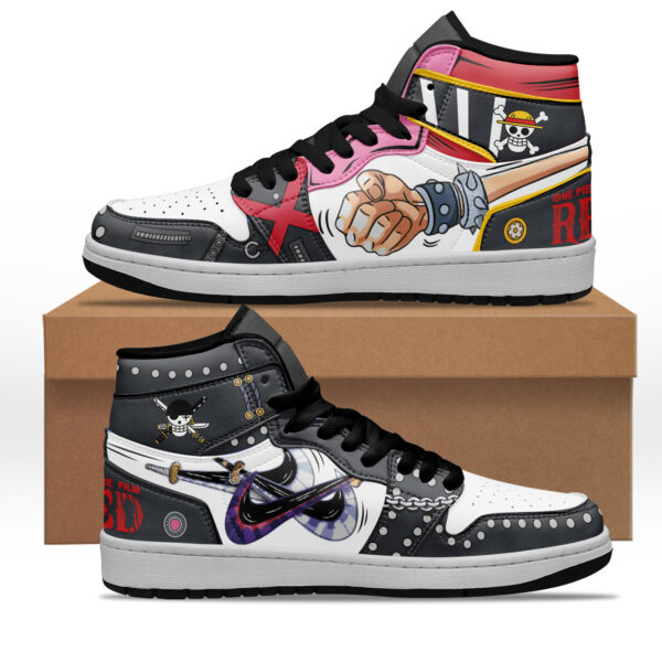 Baskets montantes Air Jordan Luffy & Zoro – Chaussures montantes One Piece