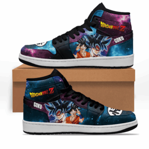 Baskets montantes Air Jordan Goku – Chaussures montantes Dragon Ball Z
