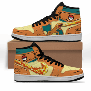 Baskets montantes Air Jordan Dracaufeu – Chaussures montantes Pokémon