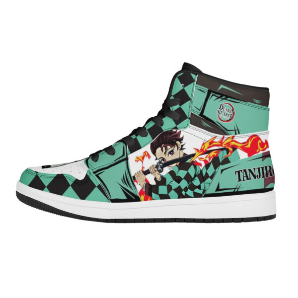 Baskets montantes Air Jordan Tanjiro Kamado – Chaussures montantes Demon Slayer