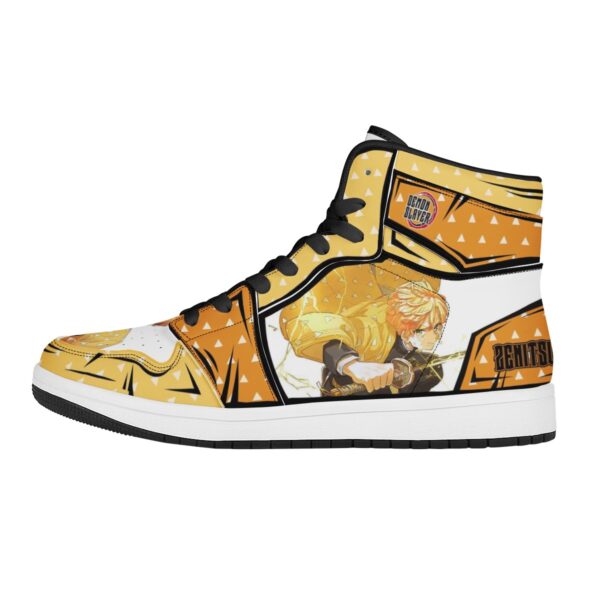 Baskets montantes Air Jordan Zenitsu Agatsuma – Chaussures montantes Demon Slayer