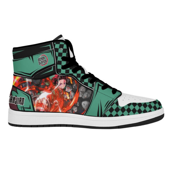 Baskets montantes Air Jordan Tanjiro Kamado – Chaussures montantes Demon Slayer – Image 2