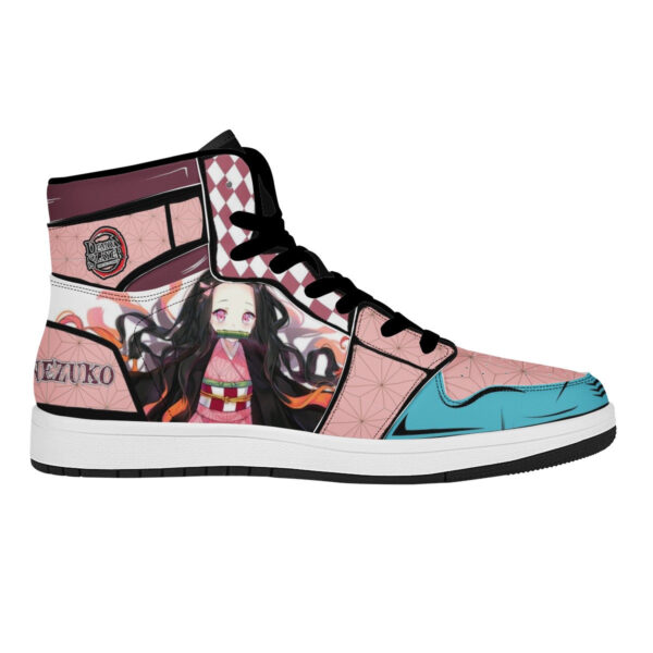 Baskets montantes Air Jordan Nezuko Kamado – Chaussures montantes Demon Slayer – Image 2