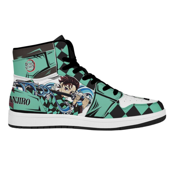 Baskets montantes Air Jordan Tanjiro Kamado – Chaussures montantes Demon Slayer – Image 2