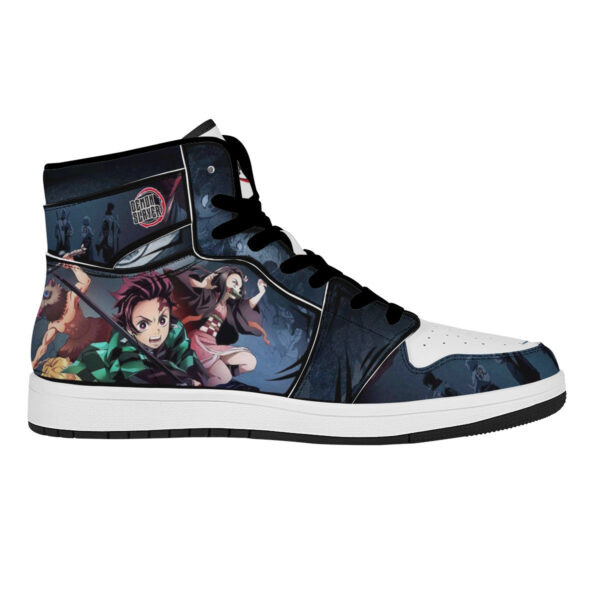 Baskets montantes Air Jordan Tanjiro Kamado – Chaussures montantes Demon Slayer – Image 2