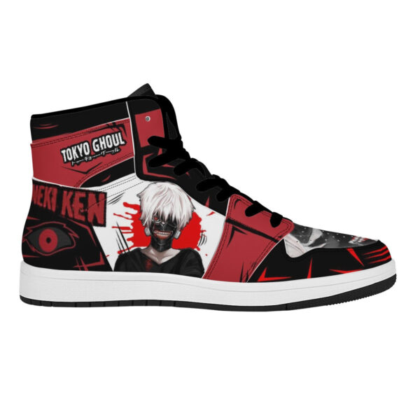 Baskets montantes Air Jordan Ken Kaneki – Chaussures montantes Tokyo Ghoul – Image 2