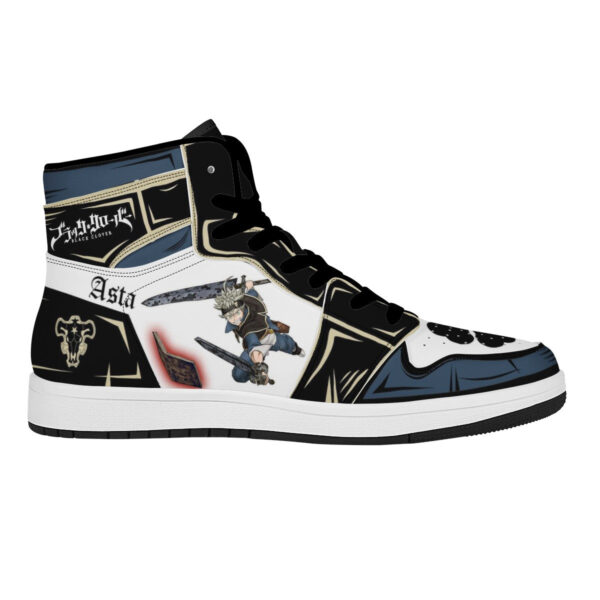 Baskets montantes Air Jordan Asta – Chaussures montantes Black Clover – Image 2
