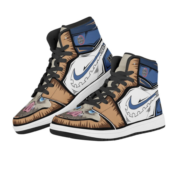 Baskets montantes Air Jordan Hashibira Inosuke – Chaussures montantes Demon Slayer – Image 3