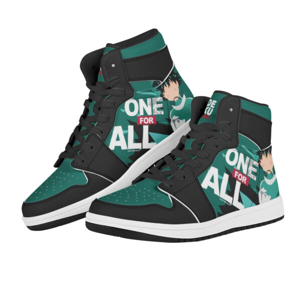 Baskets montantes Air Jordan Izuku Midoriya – Chaussures montantes My Hero Academia – Image 3