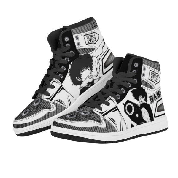 Baskets montantes Air Jordan Spike Spiegel – Chaussures montantes Cowboy Bebop – Image 3
