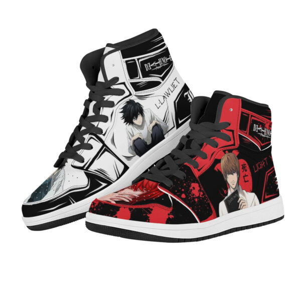 Baskets montantes Air Jordan Light Yagami – Chaussures montantes Death Note – Image 3