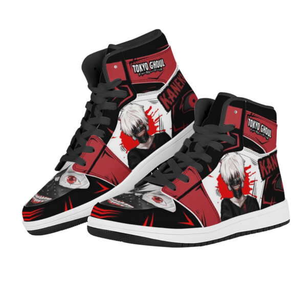 Baskets montantes Air Jordan Ken Kaneki – Chaussures montantes Tokyo Ghoul – Image 3