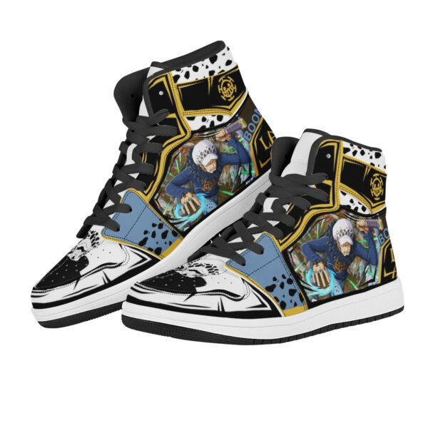 Baskets montantes Air Jordan Trafalgar D. Water Law – Chaussures montantes One Piece – Image 3