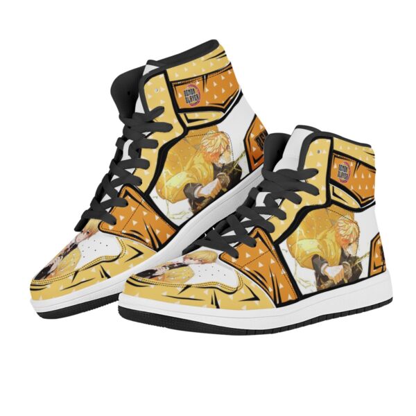 Baskets montantes Air Jordan Zenitsu Agatsuma – Chaussures montantes Demon Slayer – Image 3