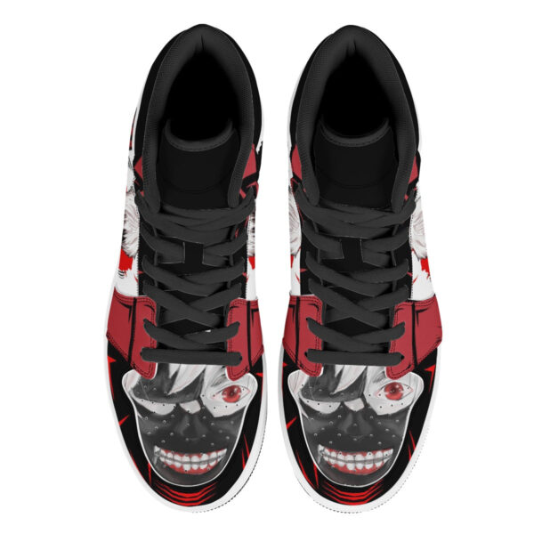 Baskets montantes Air Jordan Ken Kaneki – Chaussures montantes Tokyo Ghoul – Image 4
