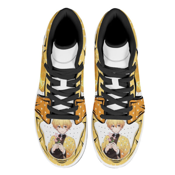 Baskets montantes Air Jordan Zenitsu Agatsuma – Chaussures montantes Demon Slayer – Image 4