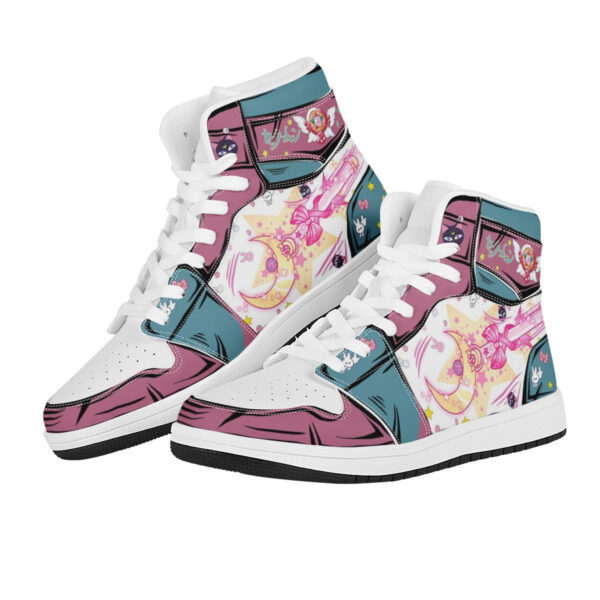Baskets montantes Air Jordan Usagi Tsukino – Chaussures montantes Sailor Moon – Image 3