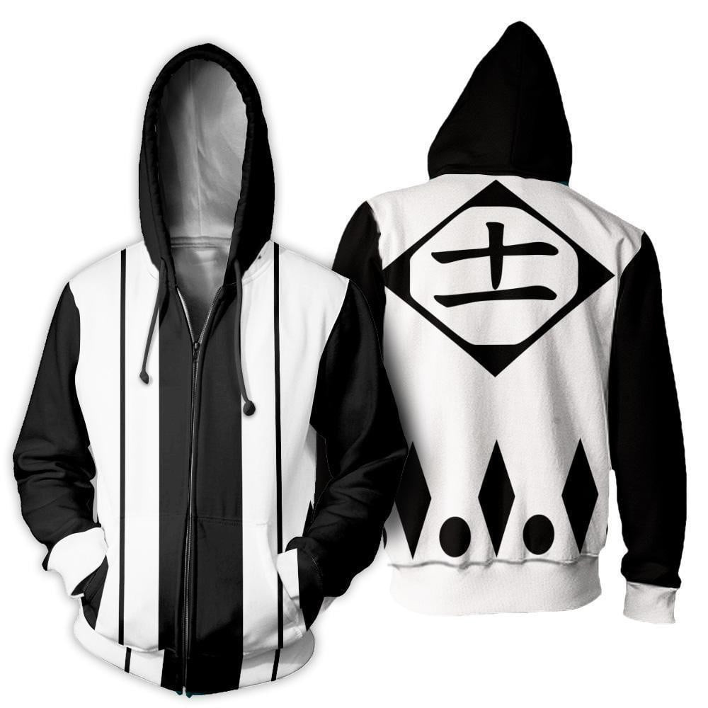 Hoodie zippé Kenpachi Zaraki – Bleach