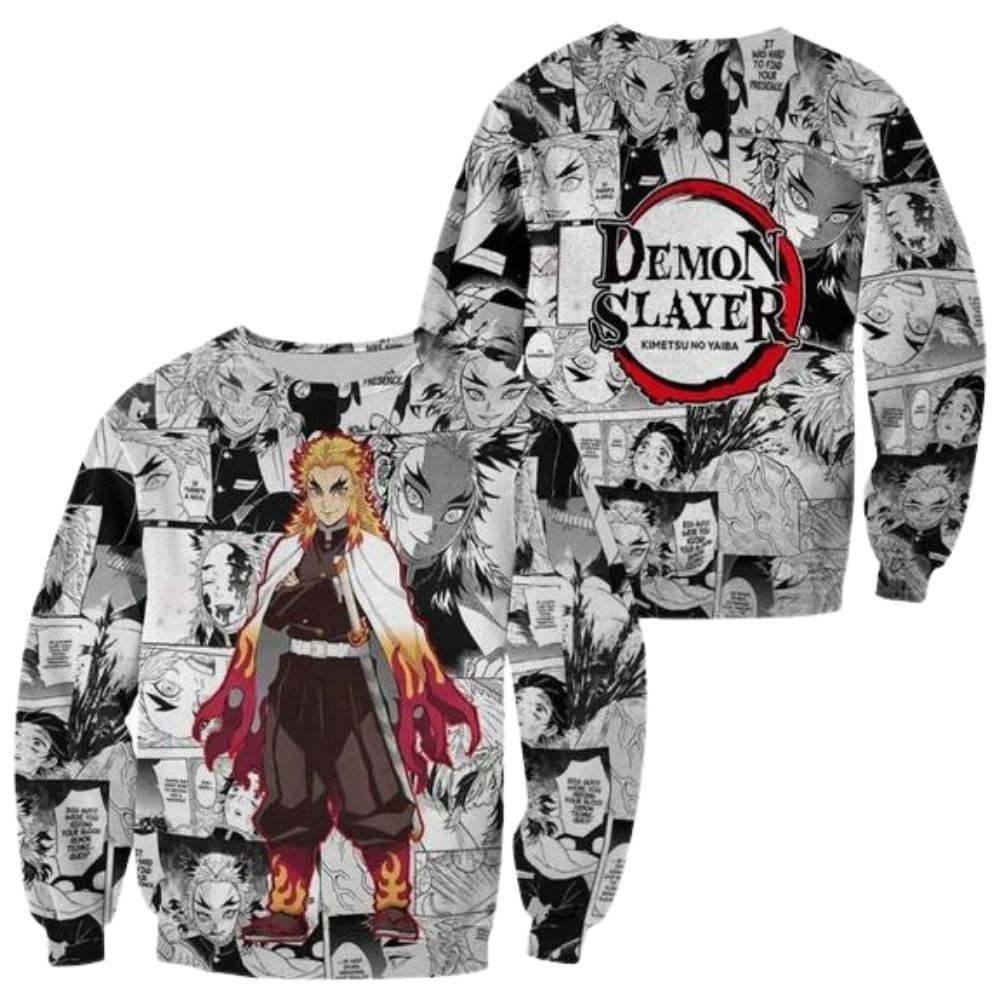 Sweat à capuche Kyojuro Rengoku – Demon Slayer