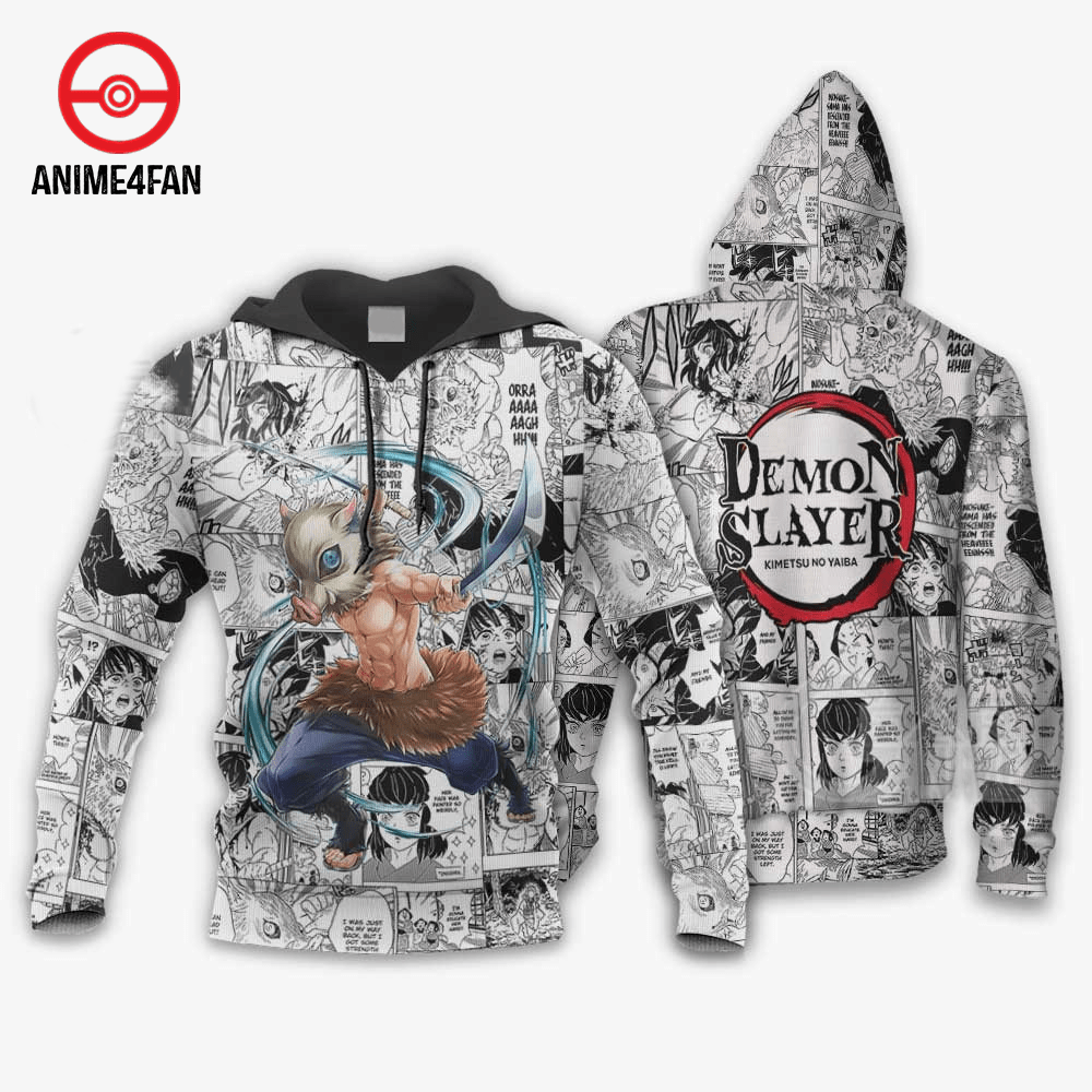 Sweat à capuche Inosuke Hashibira – Demon Slayer