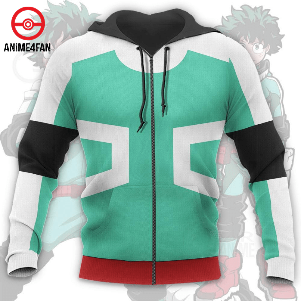 Hoodie zippé Deku (Héros) – My Hero Academia
