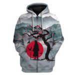 Hoodie zippé Naruto Shippuden Ninja de la Nuit