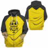 Hoodie zippé Trafalgar D. Water Law – One Piece