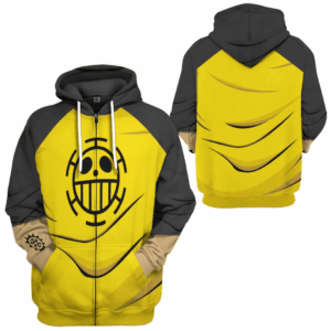 Hoodie zippé Trafalgar D. Water Law – One Piece