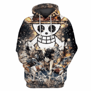 Sweat à capuche One Piece Luffy