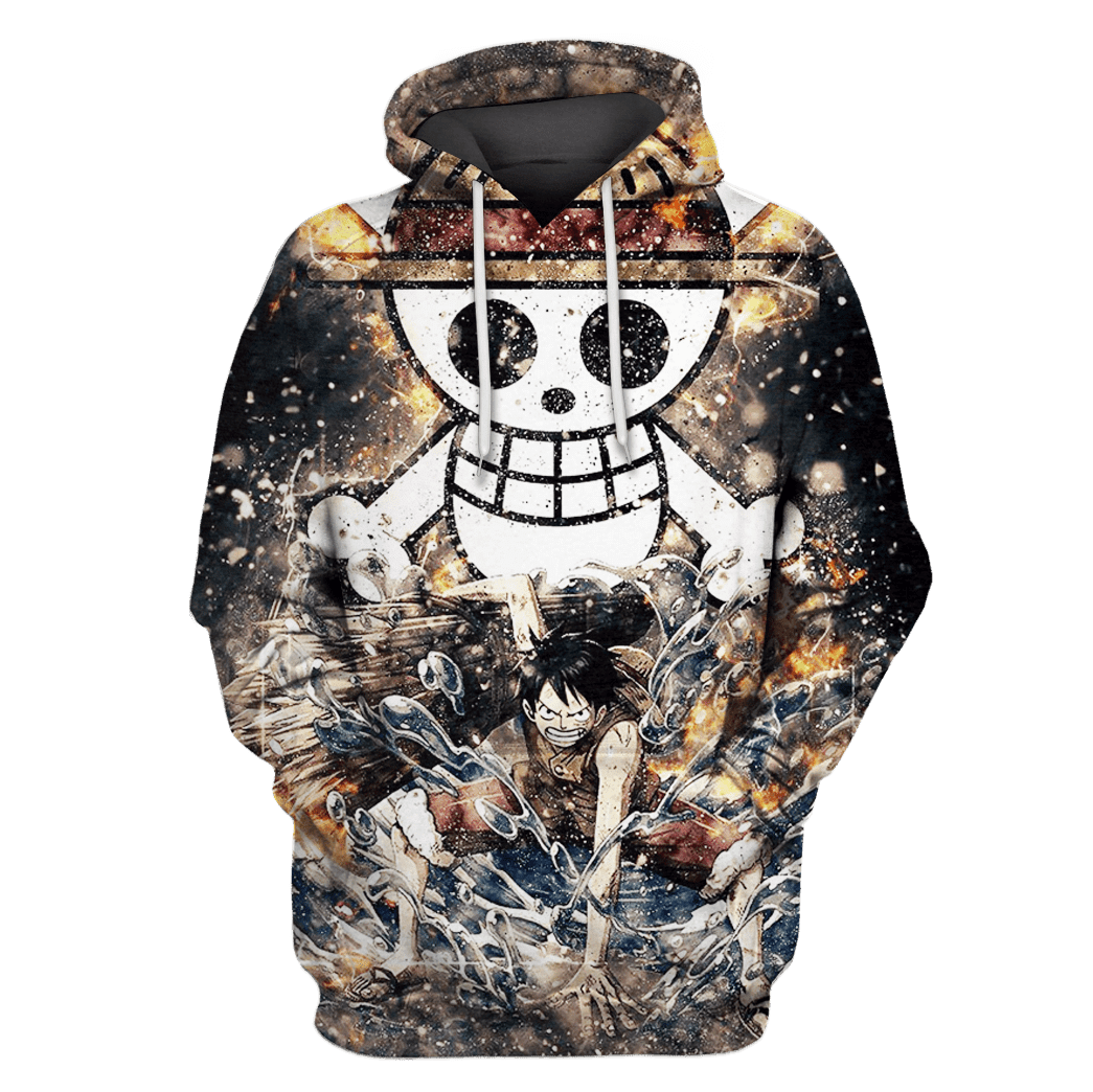 Hoodie zippé One Piece Luffy