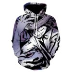 Sweat à capuche One Piece Luffy Dessin