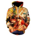 Sweat à capuche One Piece Chapeau de Paille