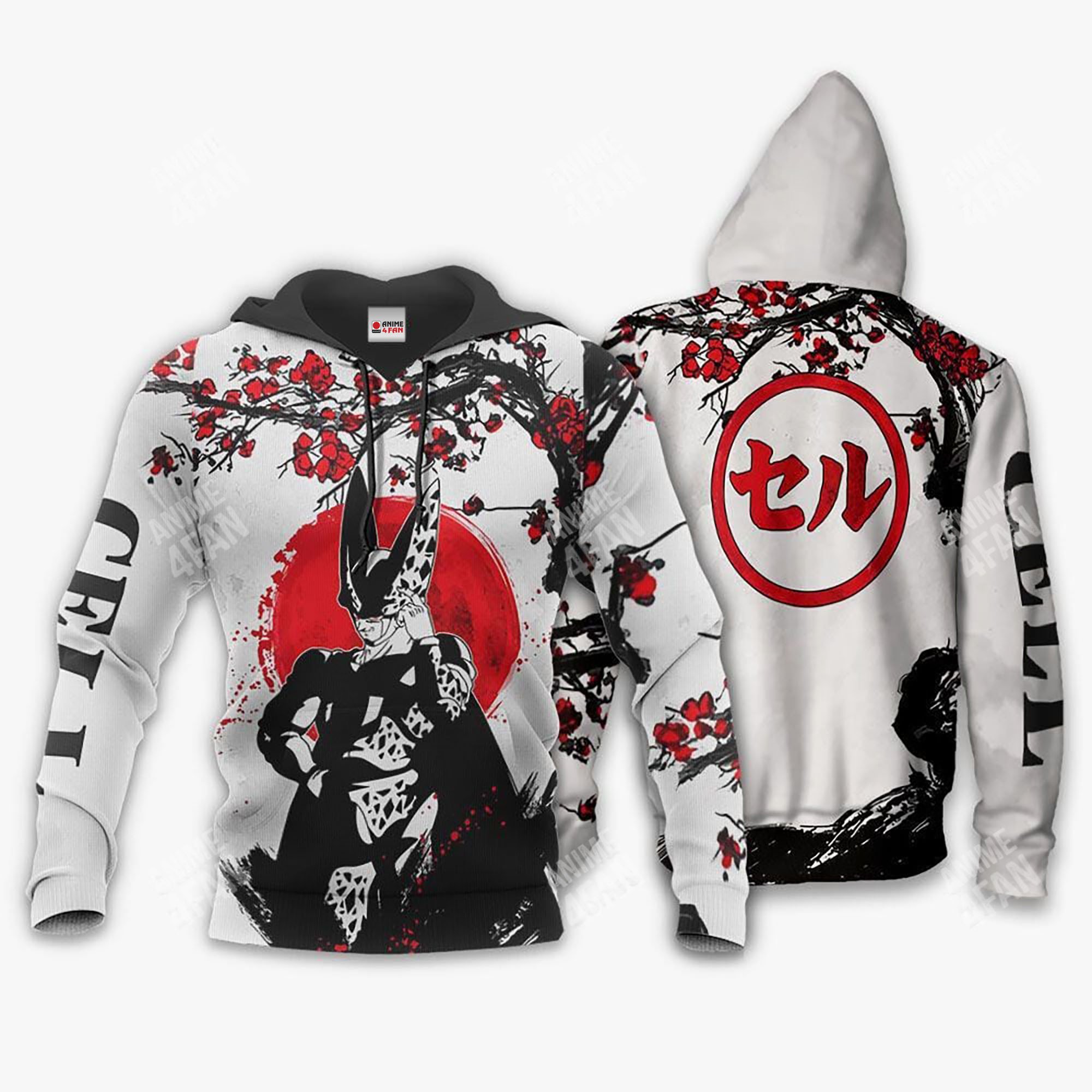 Sweat à capuche Dragon Ball Cell Parfait