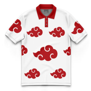 Polo Akatsuki Blanc – Naruto