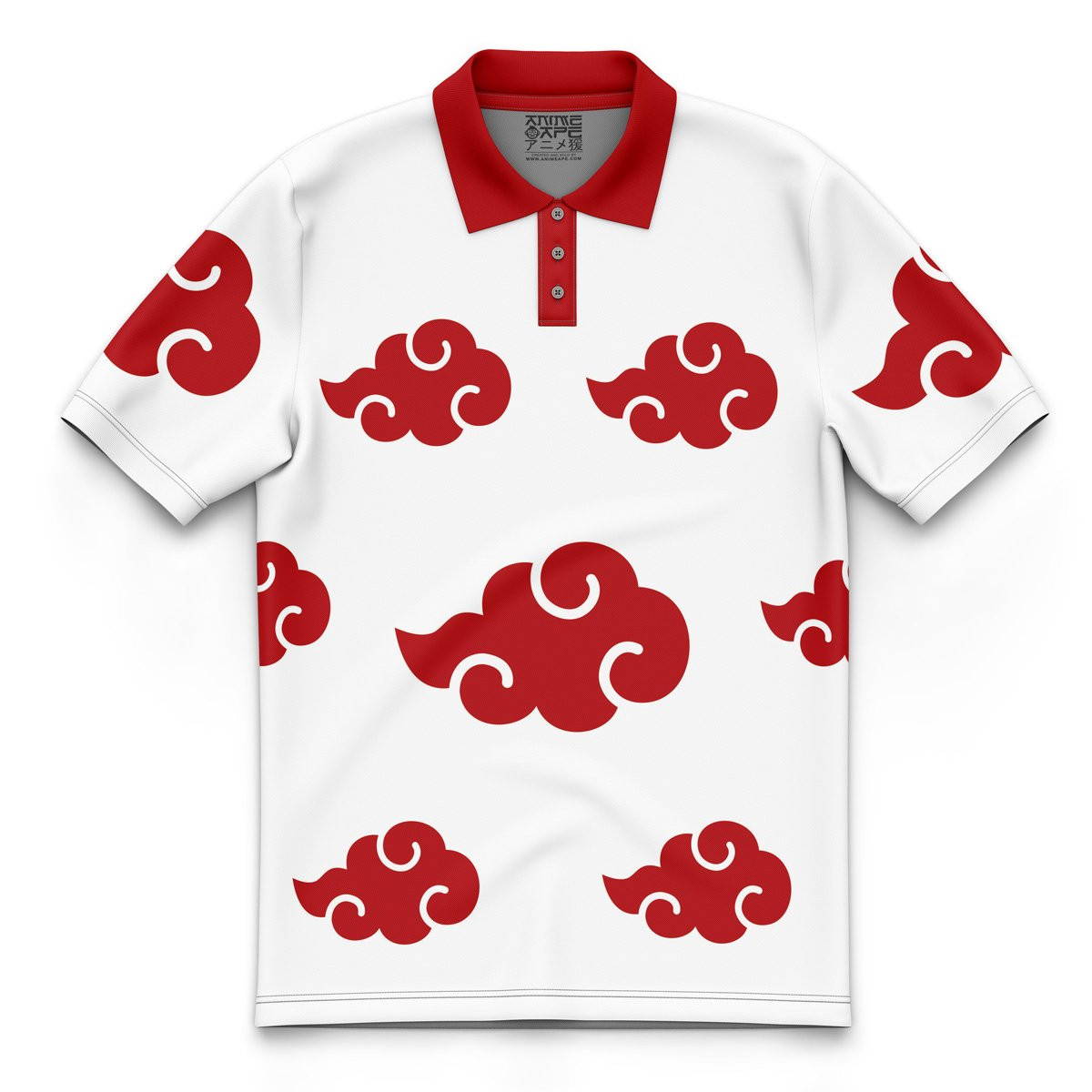 Polo Akatsuki Blanc – Naruto