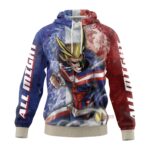 Sweat à capuche My Hero Academia All Might Psychédélique