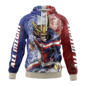 Sweat à capuche My Hero Academia All Might Psychédélique