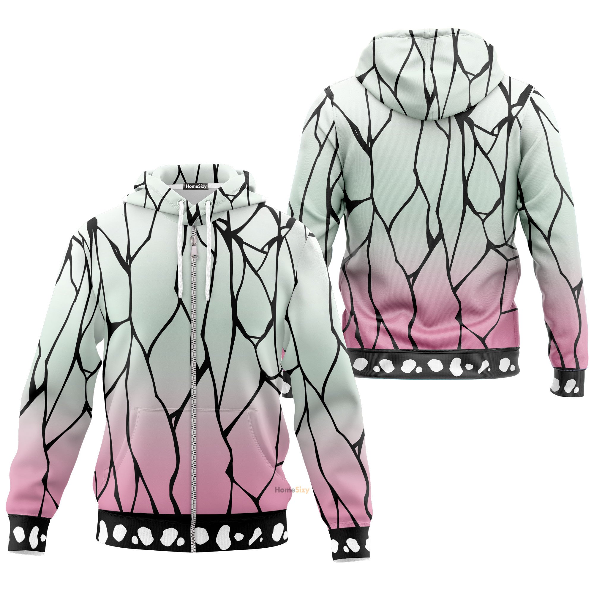 Hoodie zippé Shinobu Kocho – Demon Slayer – Image 2