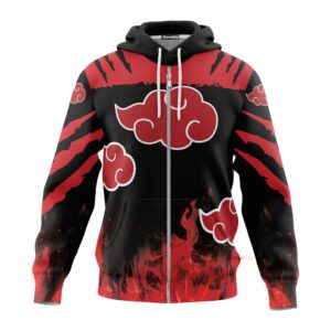 Hoodie zippé Akatsuki – Naruto Shippuden (Variante)
