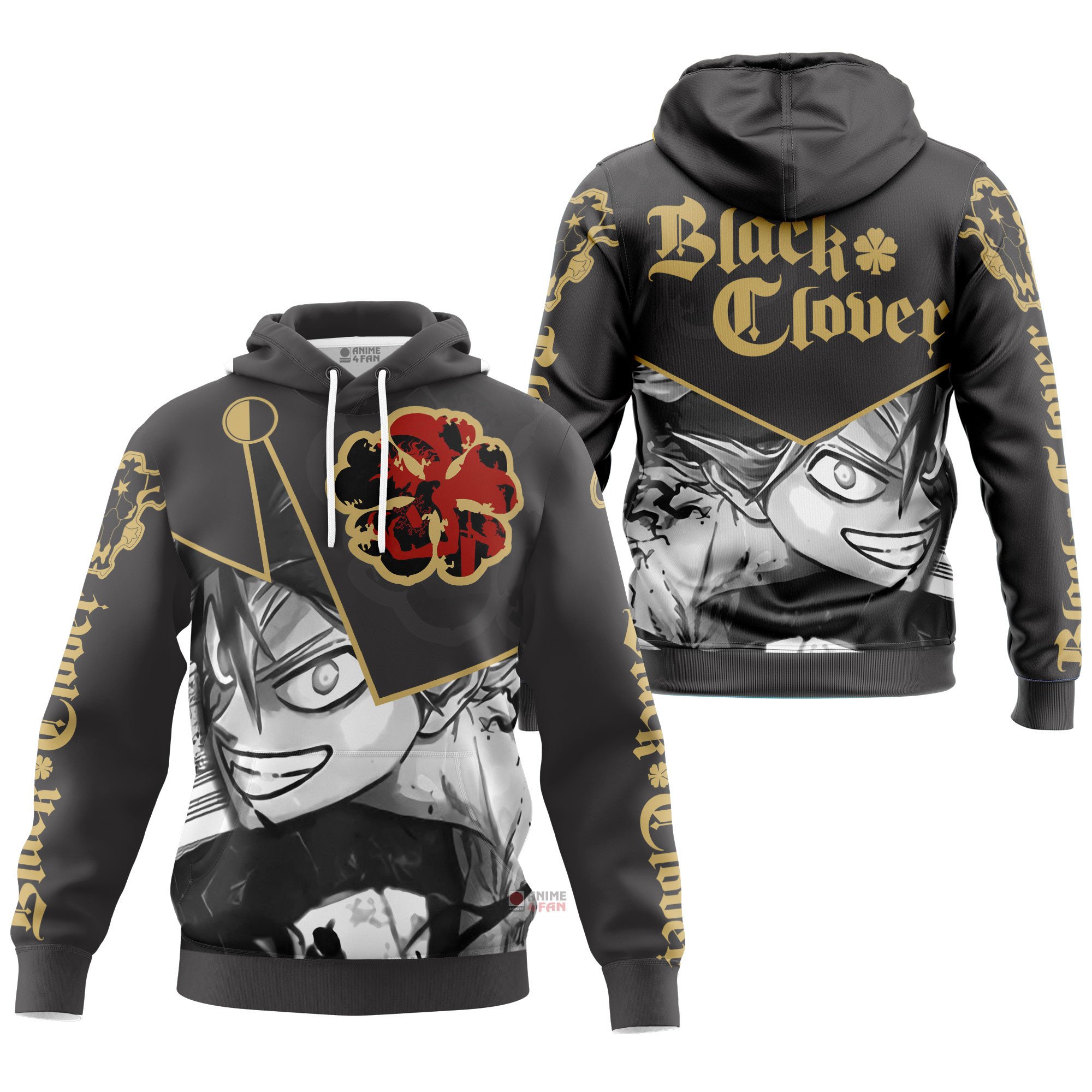 Sweat à capuche Asta – Black Clover – Image 2