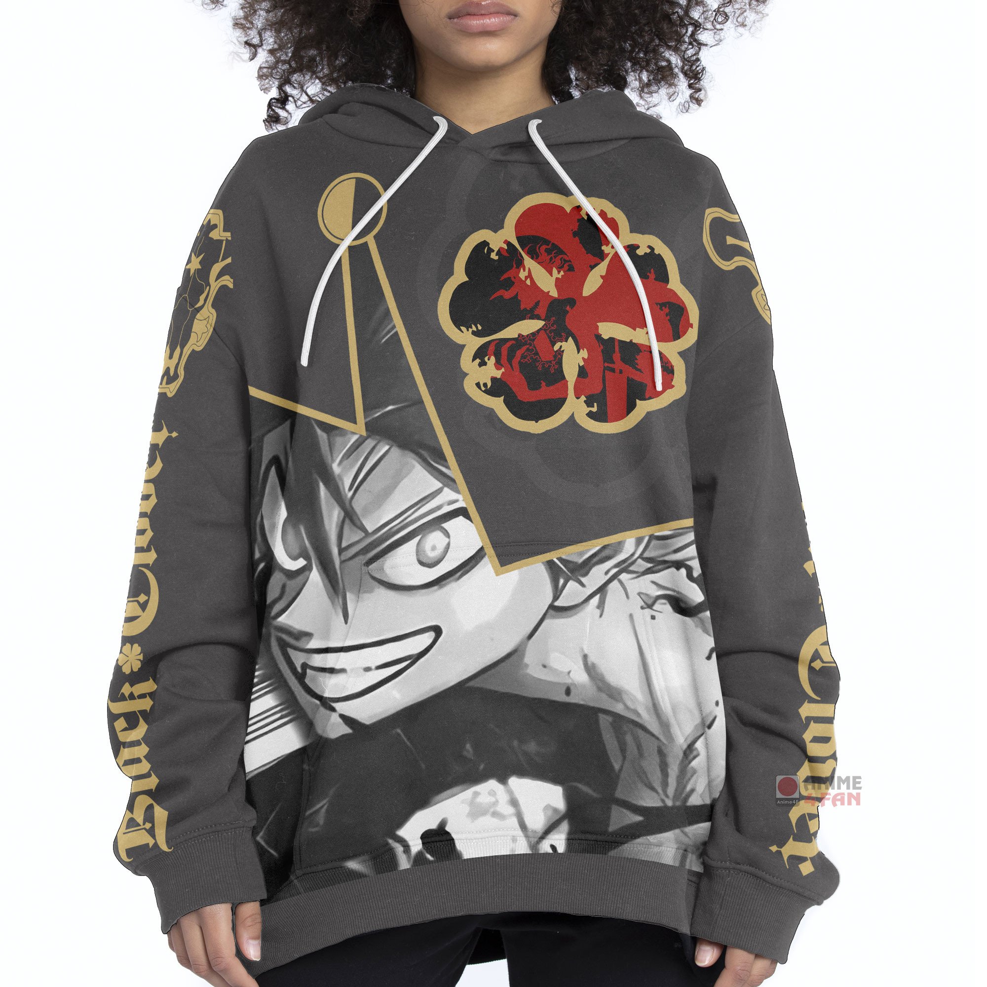 Sweat à capuche Asta – Black Clover – Image 3