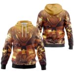 Sweat à capuche Eren Jäger (Transformation Titan) – L’Attaque des Titans