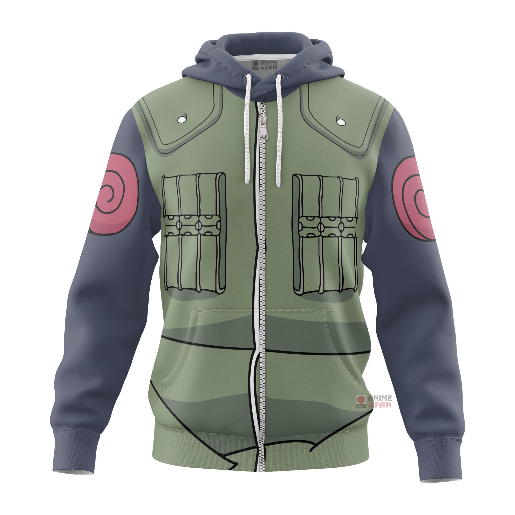 Hoodie zippé Kakashi Hatake – Naruto Shippuden