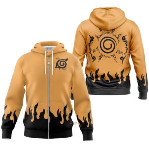 Hoodie zippé Naruto Shippuden Naruto Uzumaki