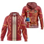Hoodie zippé One Piece Luffy