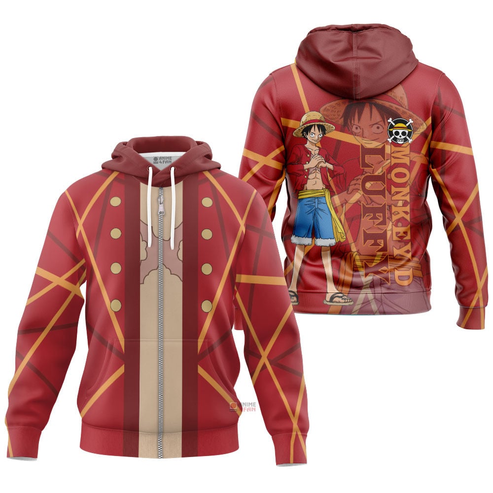 Hoodie zippé One Piece Luffy